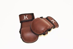 [YAGLOTRAININGSM] Training boxing gloves Brown &amp; Black (Small/Medium)